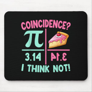 Pi Equals Pie For Happy Pi Day Math Lover Teacher  Mouse Pad