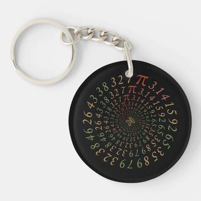 Pi Galaxy Key Ring (Front)