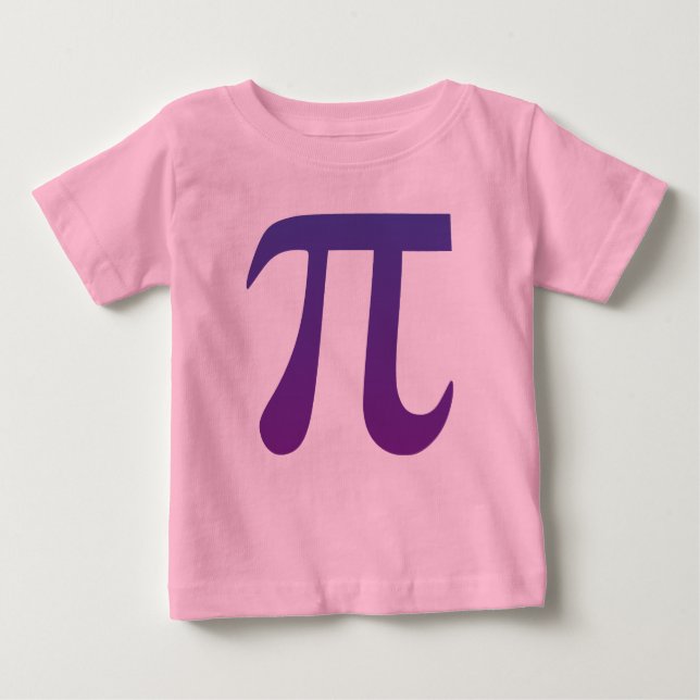 Pi in Purple Baby T-Shirt (Front)