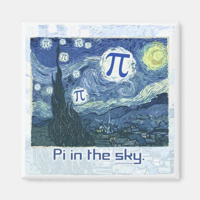 Pi in the Sky Gift Ideas Magnet (Front)