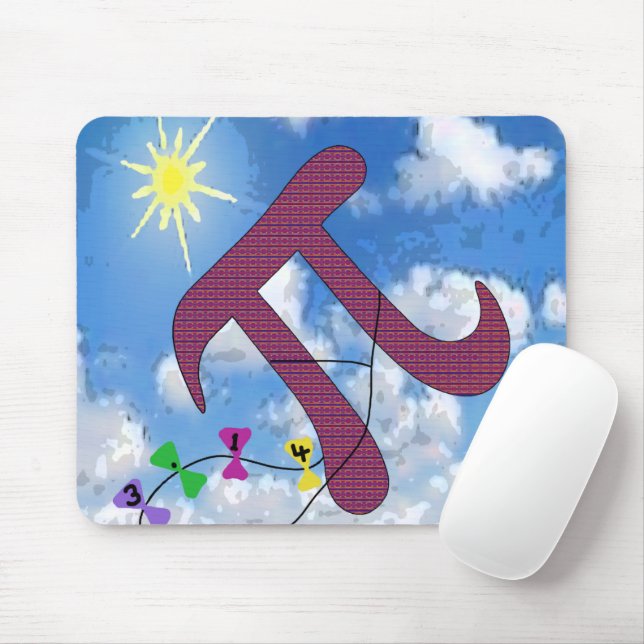 Pi in the Sky Mouse Pad (With Mouse)