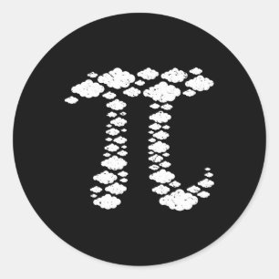 Pi In The Sky. Pi 3.14. Pi Day 3.14. Pi Day Funny Classic Round Sticker