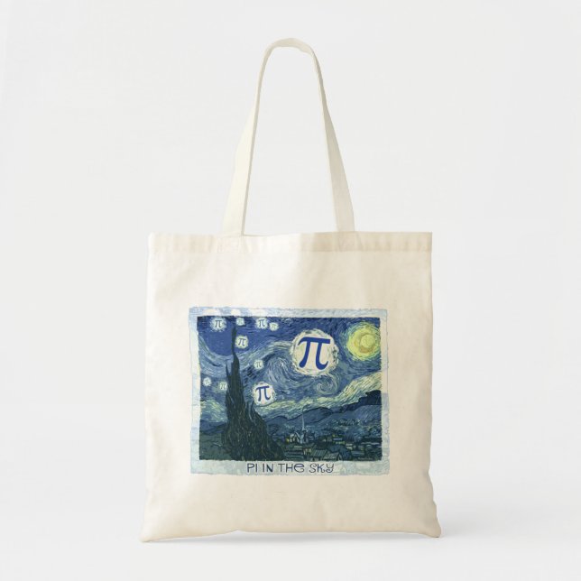 Pi in the Sky Tote Bag (Front)
