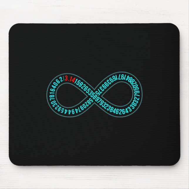 Pi Infinity Pi Day Lover Math Teacher Mathematicia Mouse Pad (Front)