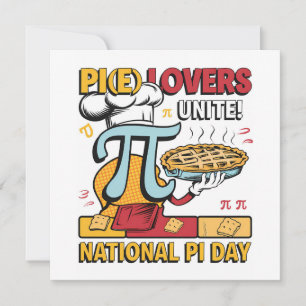 Pi Lovers Unite Holiday Card