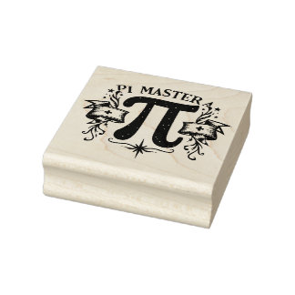 Pi Master Rubber Stamp