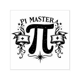 Pi Master Self-inking Stamp