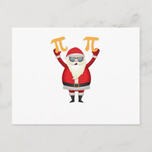 pi math christmas Funny Gifts Men Women Holiday Postcard