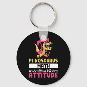 Pi Math Mathematics Dinosaur Dino Pi Day  Key Ring