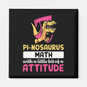 Pi Math Mathematics Dinosaur Dino Pi Day  Magnet