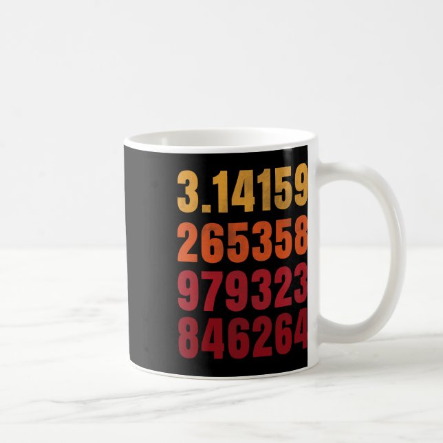 Pi Math Science Stem Gift 3.14 Pi Day 3  Coffee Mug (Right)