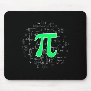 Pi Math Science Stem Gift 3.14 Pi Day Vintage Retr Mouse Pad