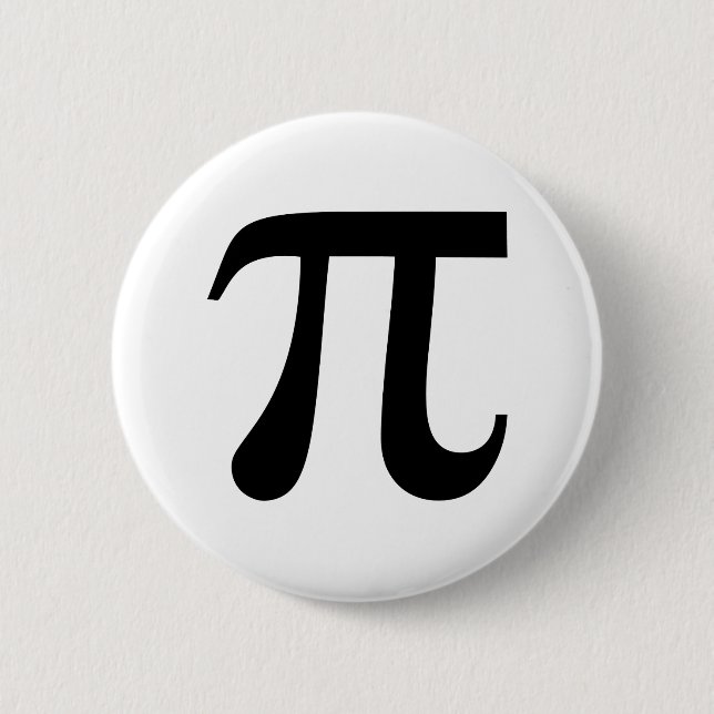 Pi Math Symbol Button (Front)