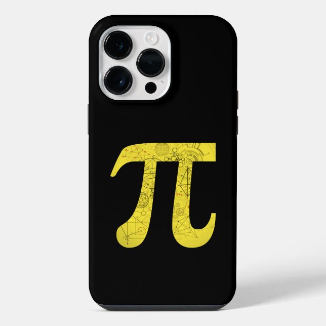 Pi - Math Symbols iPhone Case (Back)