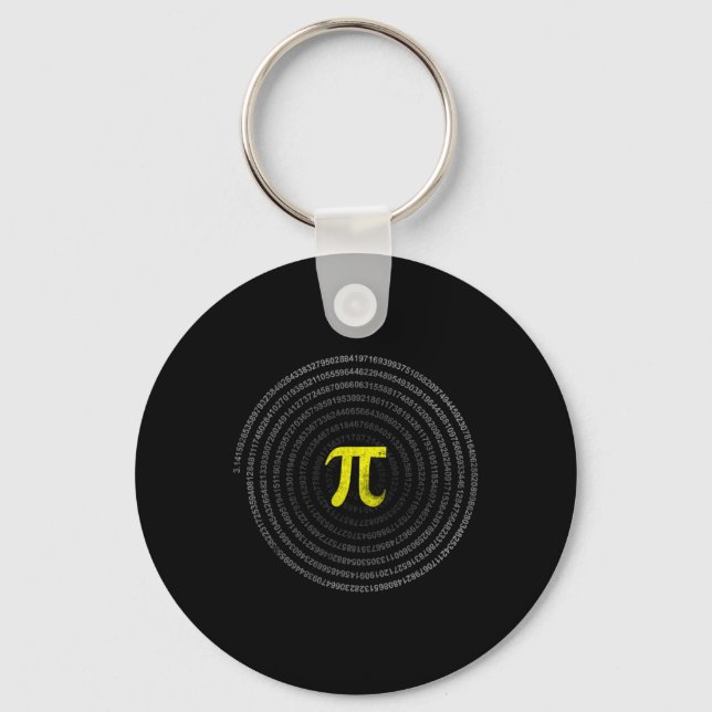 Pi Math Teacher Students Funny International Happy Key Ring (Front)