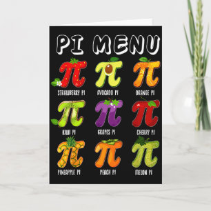 Pi Menu 3.14 Pi Symbol Funny Fruit Teacher Kid Mat
