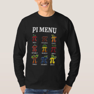 Pi Menu 3.14 Pi Symbol - Math Teacher Kids Happy P T-Shirt