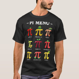Pi Menu Pi Day 3 T-Shirt