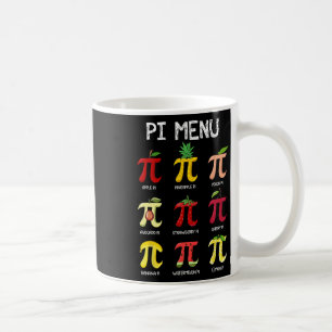 Pi Menu Pie Math Day Mathematics Math Teacher Pi S Coffee Mug