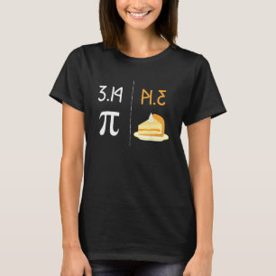Pi Mirror Image Of 3 14 Is Pie Thanksgiving Math T-Shirt
