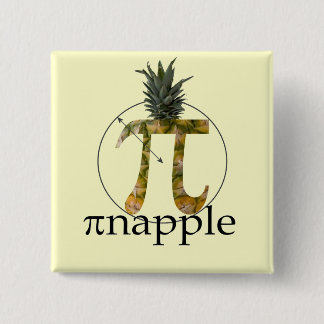 pi-napple 15 cm square badge
