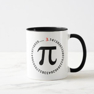 Pi Number Design Mug