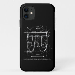 Pi Number Drawing iPhone 11 Case