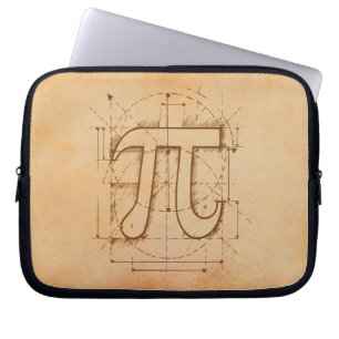 Pi Number Drawing Laptop Sleeve