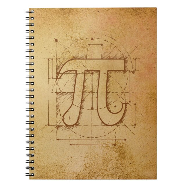 Pi Number Drawing Notebook (Front)