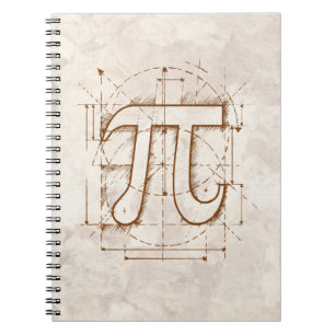 Pi Number Drawing Notebook