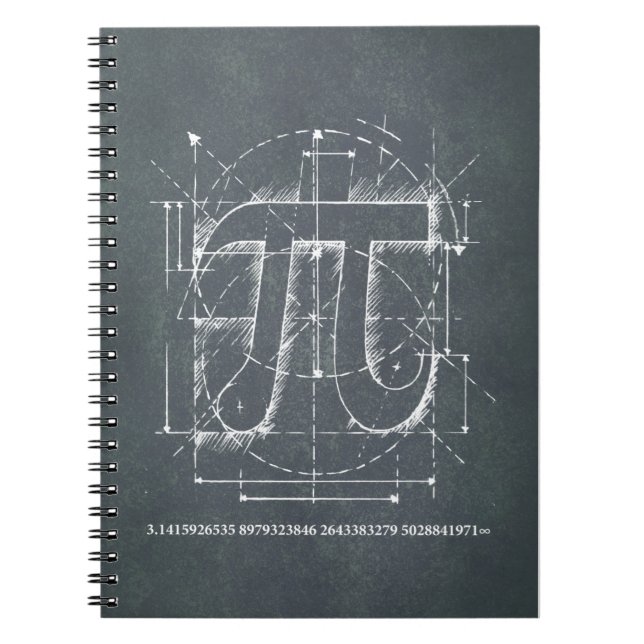 Pi Number Drawing Notebook (Front)