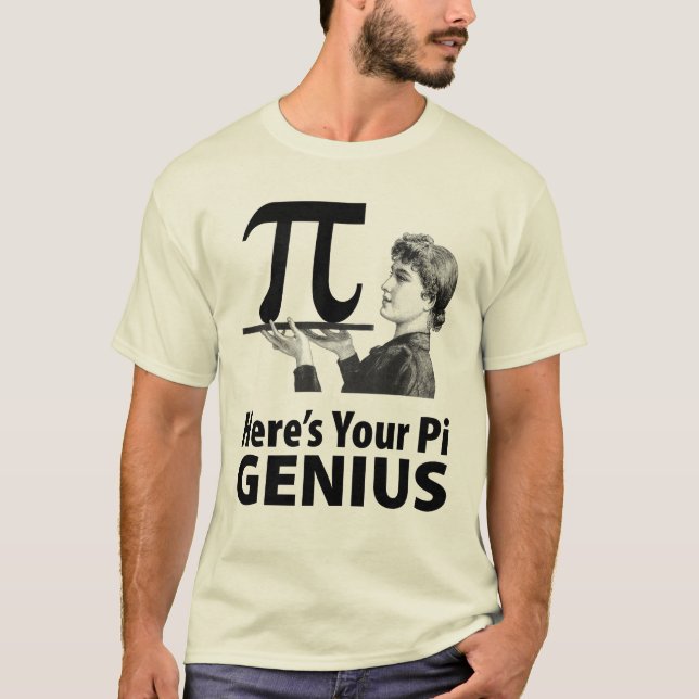 Pi Number Humour T-Shirt (Front)