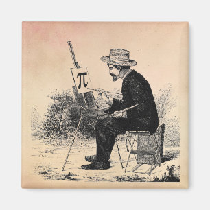 Pi Number Painting Magnet