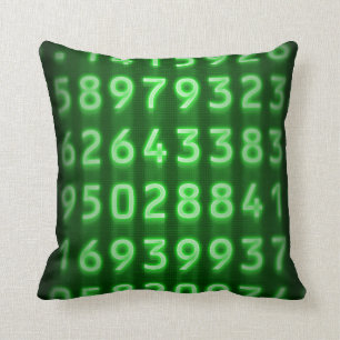 Pi Numbers Pillow