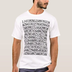 Pi Numbers T-shirt Math Science Geek Pi Numbers