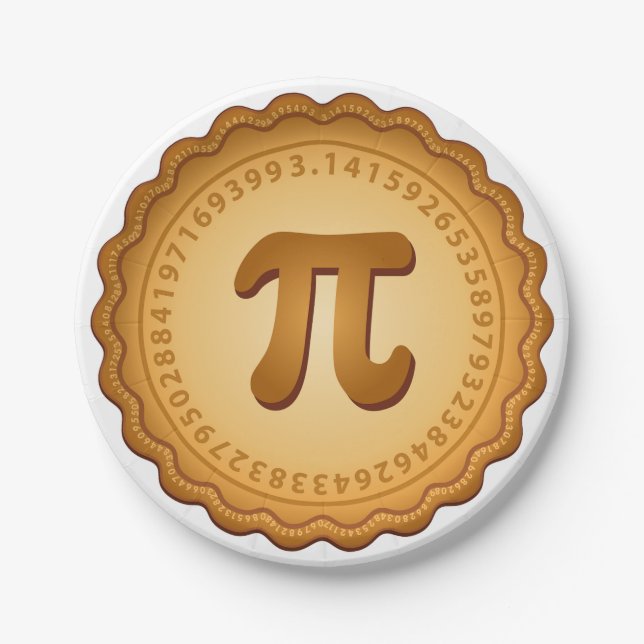 Pi Paper Plates for PIE (Front)