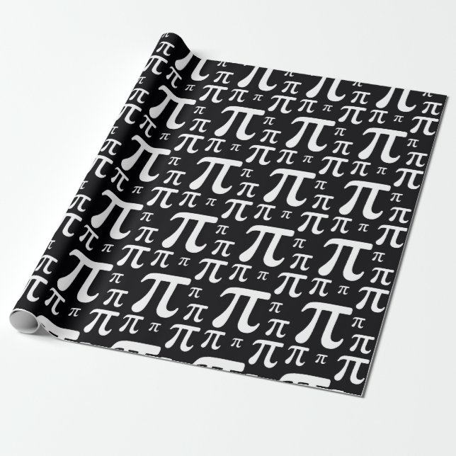 Pi Pattern Wrapping Paper (Unrolled)