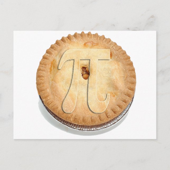 PI PIE CRUST 3.14 POSTCARD (Front)