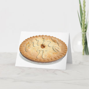 PI PIE CRUST -Cutie Pie - Celebrate Pi Day! π Card