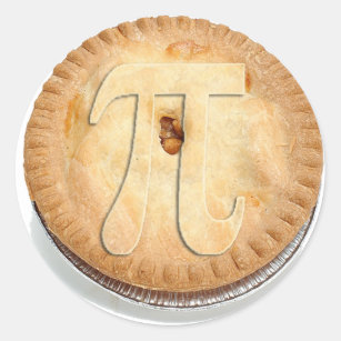 PI PIE CRUST -Cutie Pie - Celebrate Pi Day! π Classic Round Sticker