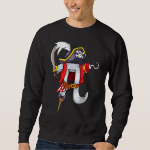 Pi Pirate Cool Pi Mathematics Funny Math Sweatshirt