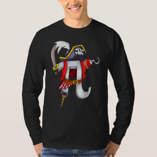 Pi Pirate Cool Pi Mathematics Funny Math T-Shirt
