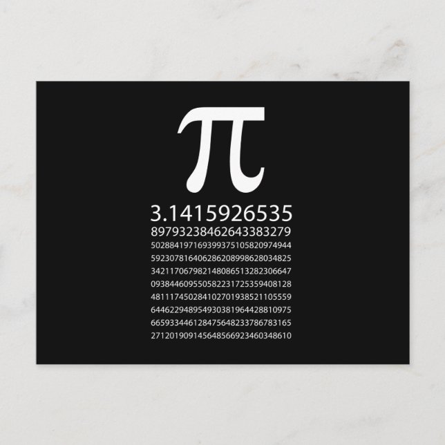 Pi Postcard (Front)