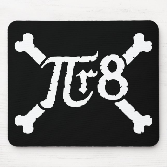 Pi-r-8 Mouse Pad (Front)