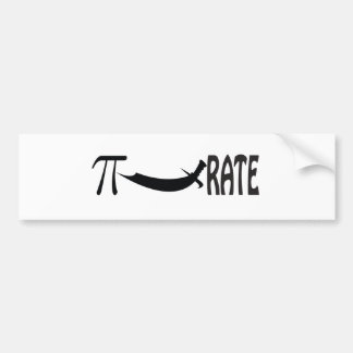 PI-RATE BUMPER STICKER