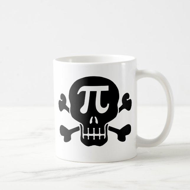 Pi rate coffee mug (Right)