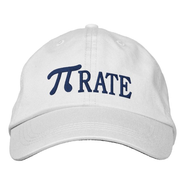 Pi... RATE Embroidered Hat (Front)