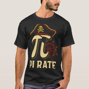 Pi Rate Funny Math Pirate Pi Day 3.14 Teacher T-Shirt