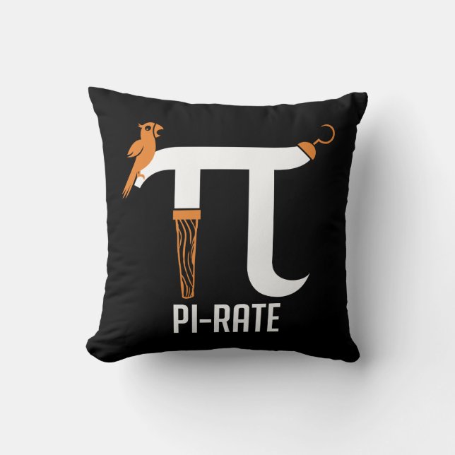 Pi-Rate Symbol Cushion (Front)