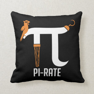 Pi-Rate Symbol Cushion